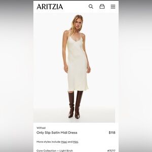 COPY - White Only Slip Aritzia